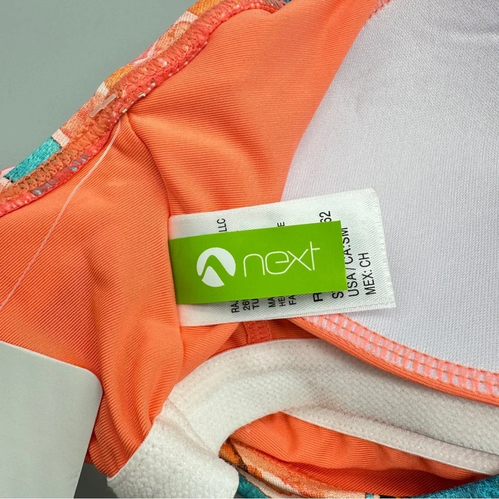 👉 Next Orange and White Swimwear